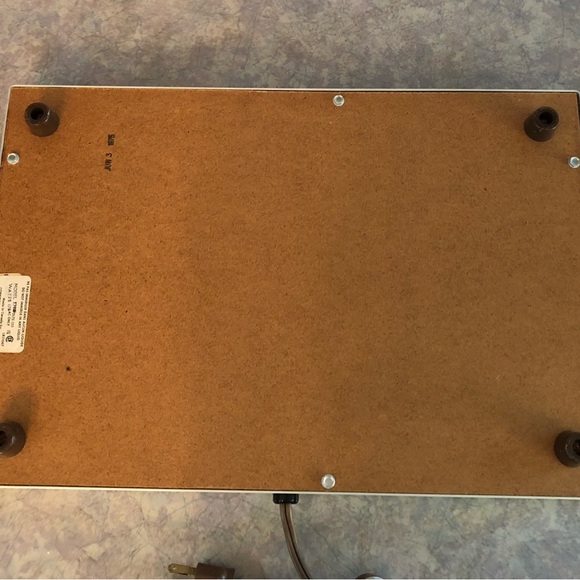 70's Cornwall Glass Warming Trivet - Serveware - Electric Hotplate - Hot Plate - Picture 3 of 13